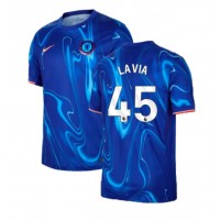 Camisa de time de futebol Chelsea Romeo Lavia #45 Replicas 1º Equipamento 2024-25 Manga Curta